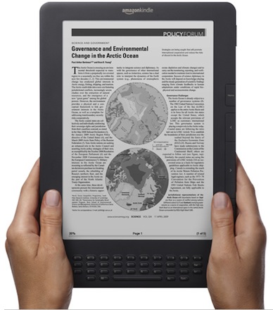 image of the kindle dx