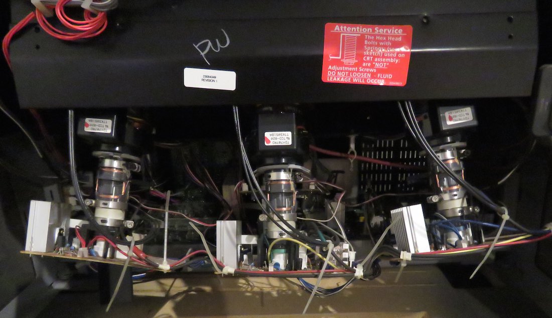 Inside of Tosiba 65h84 HDTV