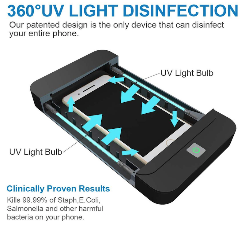 image of the UV phone sanitizer